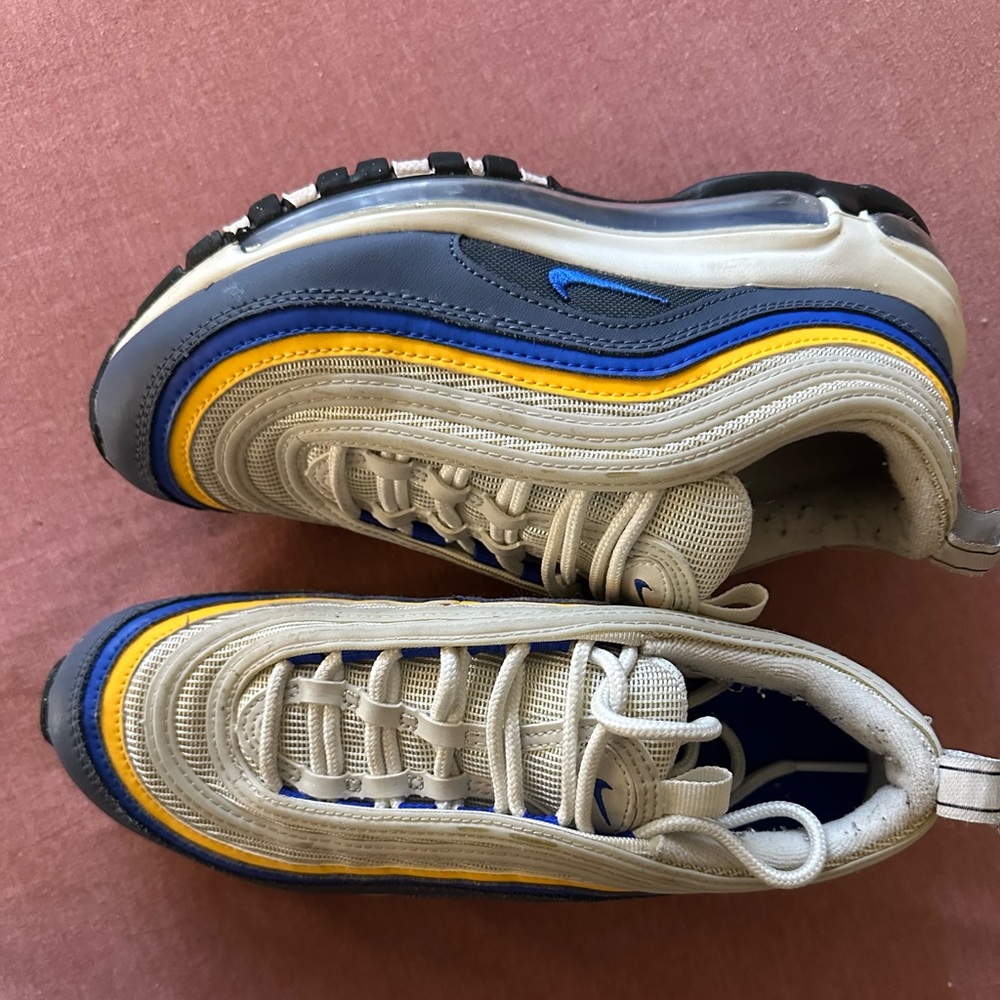Nike Air Max 97 GS 'White Blue Laser Orange'
Nike / 
Sneak